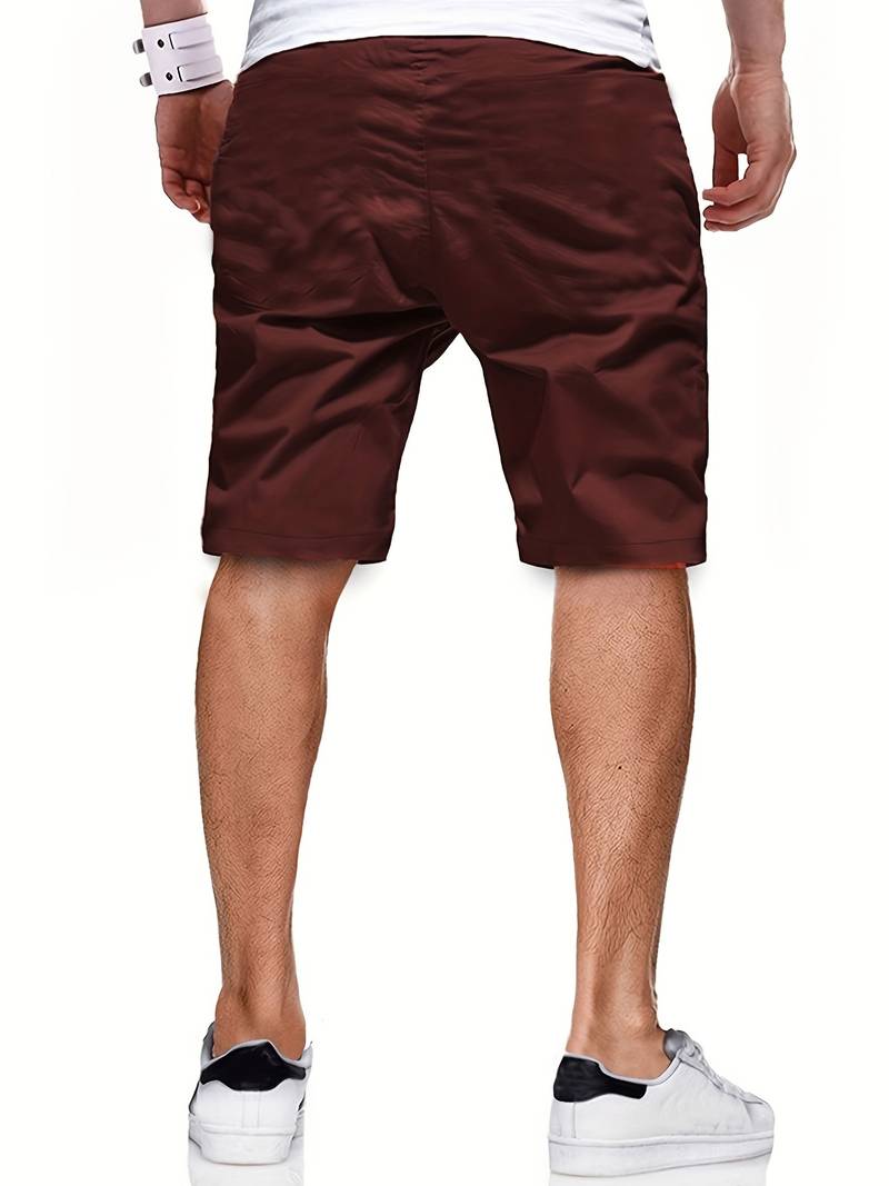 Heren comfortabele slim-fit short