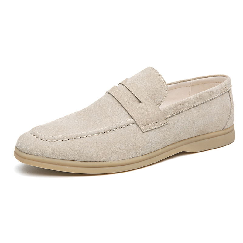 Heren formele suede loafers