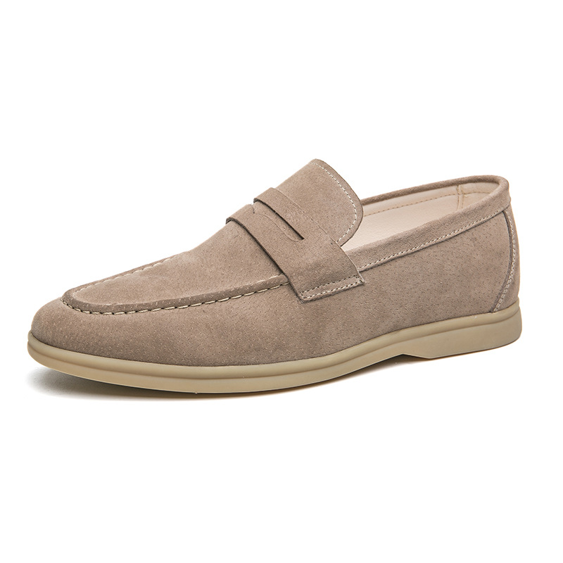 Heren formele suede loafers