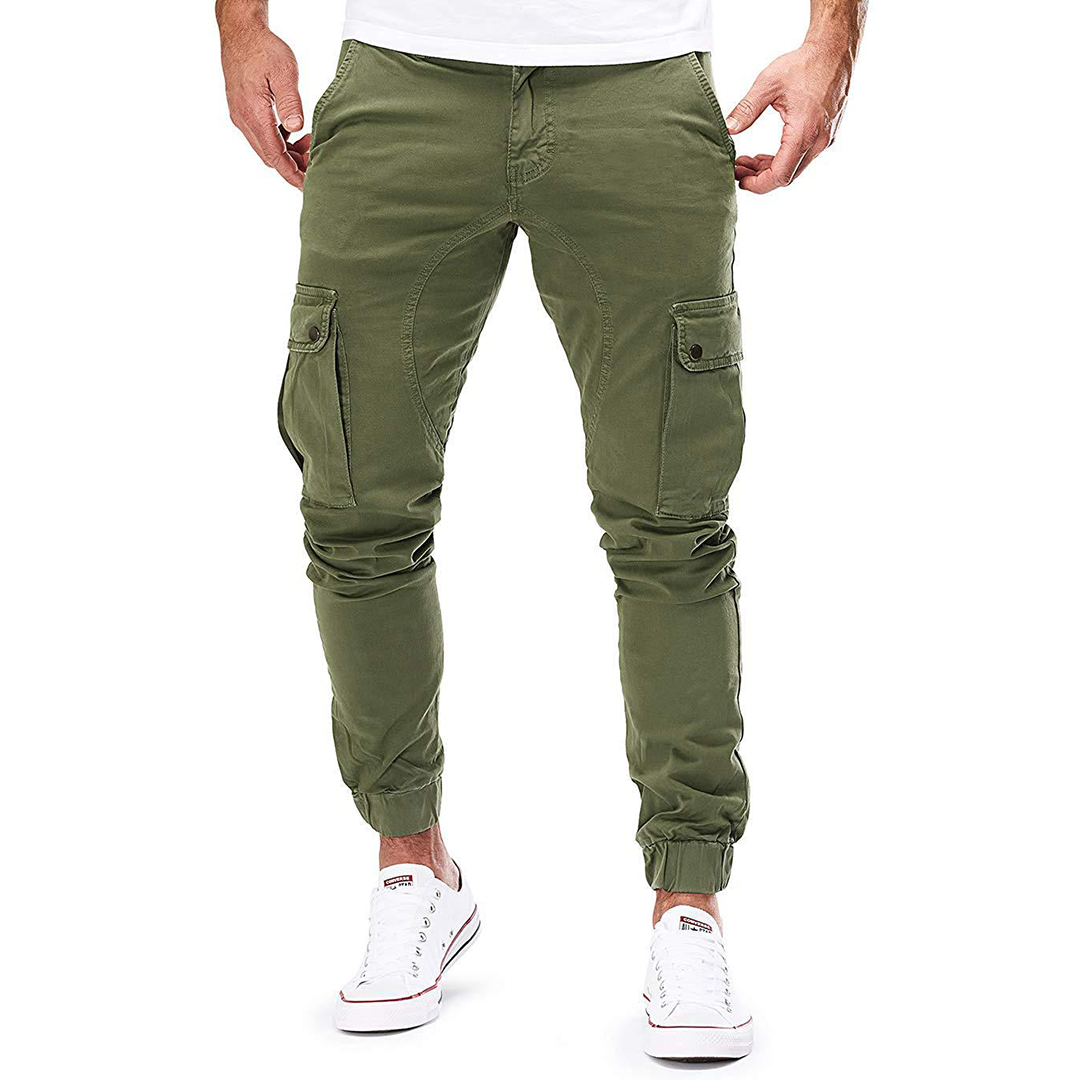 Heren cargo lange broek