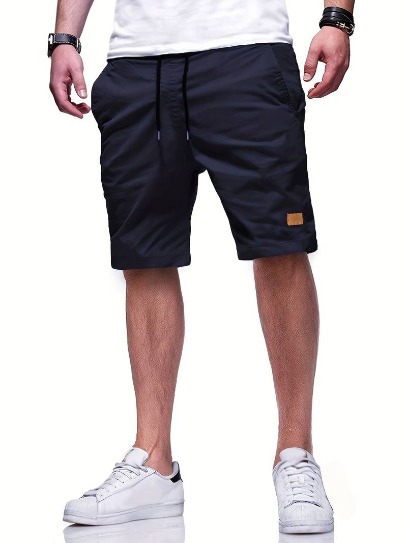 Heren comfortabele slim-fit short