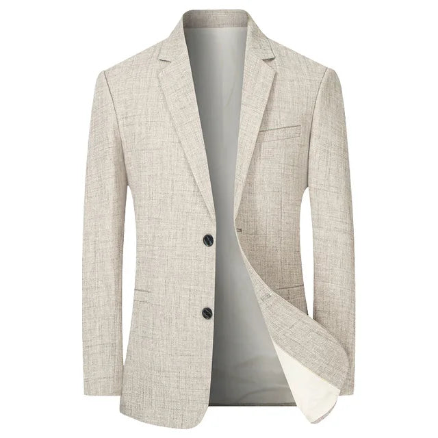 Heren linnen blazer