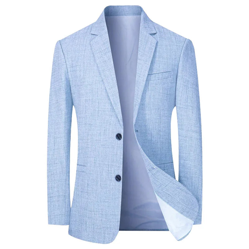 Heren linnen blazer