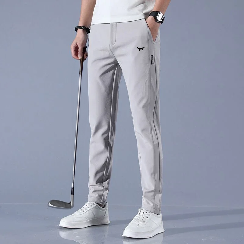 Heren slim-fit golf broek