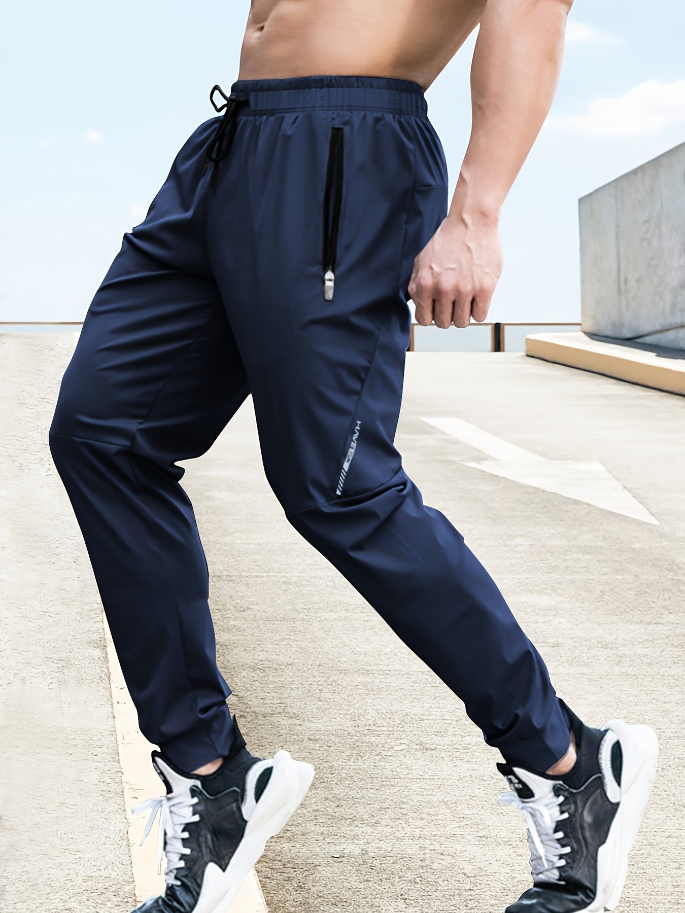 Heren joggingbroek met hoge stretch