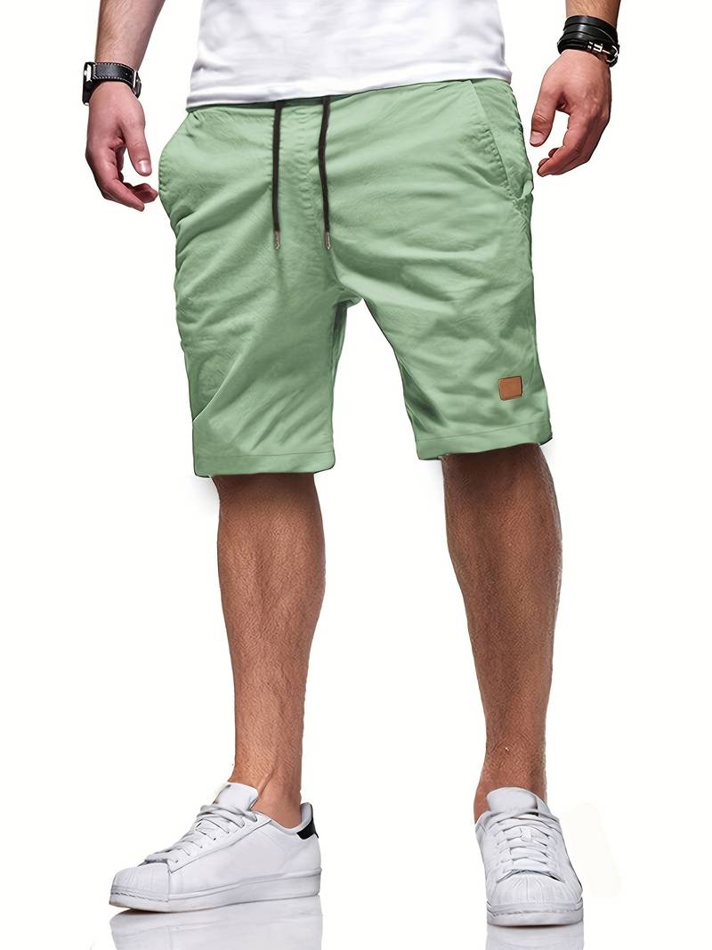 Heren comfortabele slim-fit short
