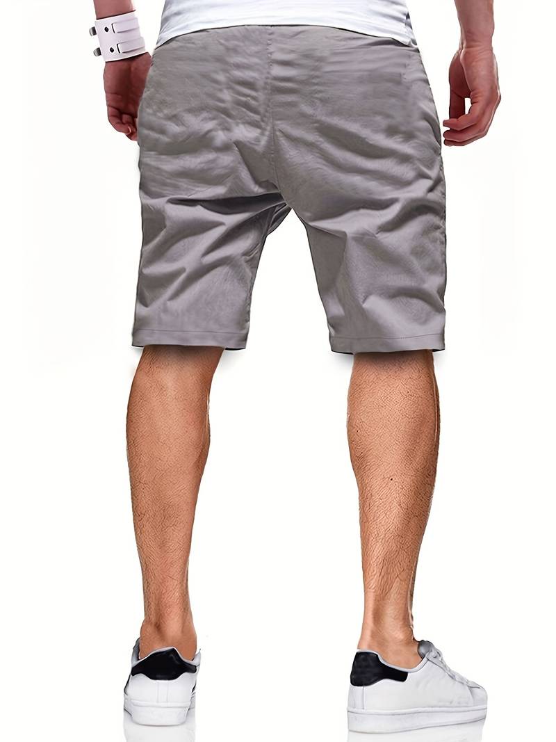Heren comfortabele slim-fit short