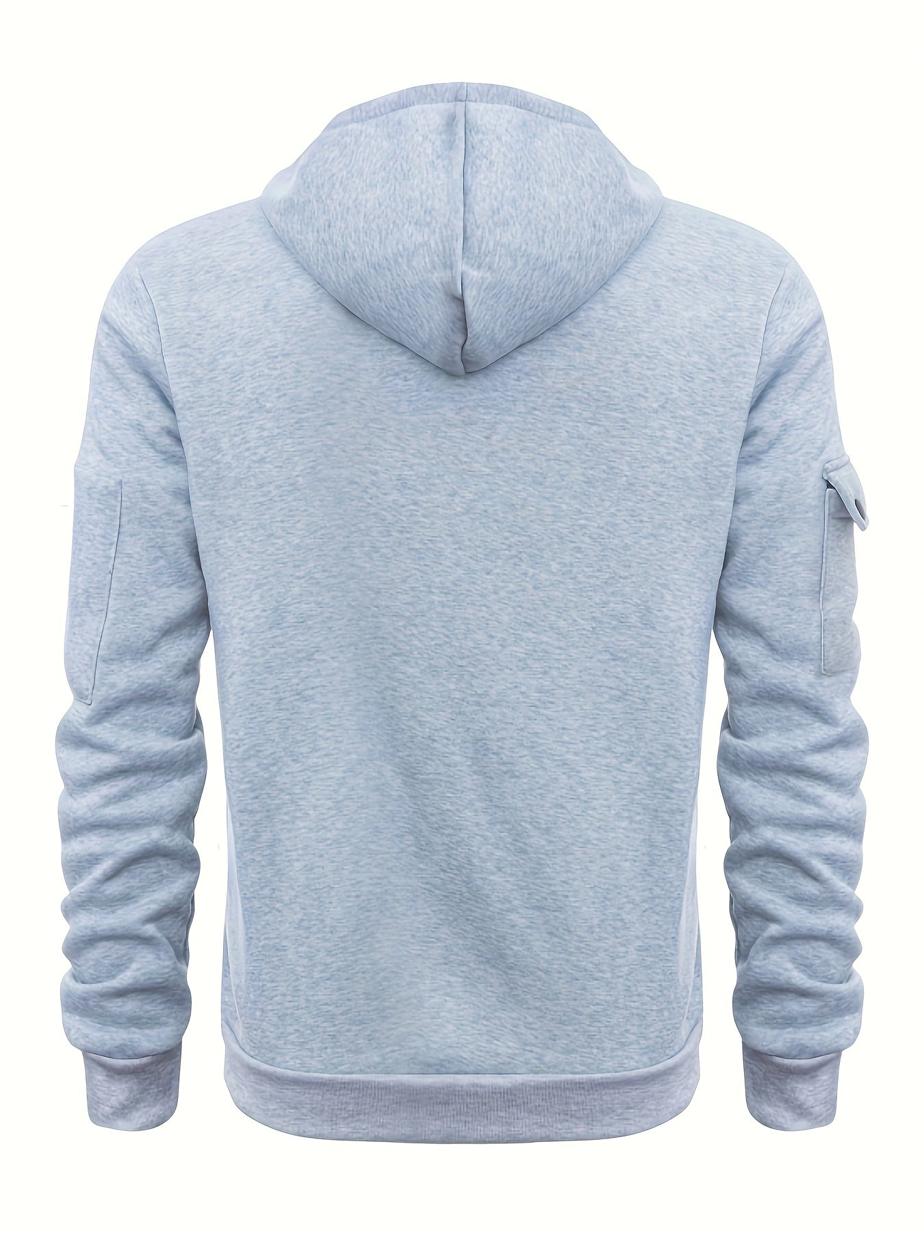 Heren stevige outdoor hoodie met ritssluiting