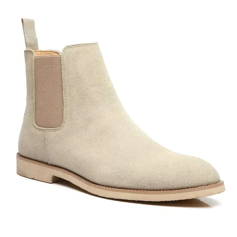 Heren suède chelsea boots