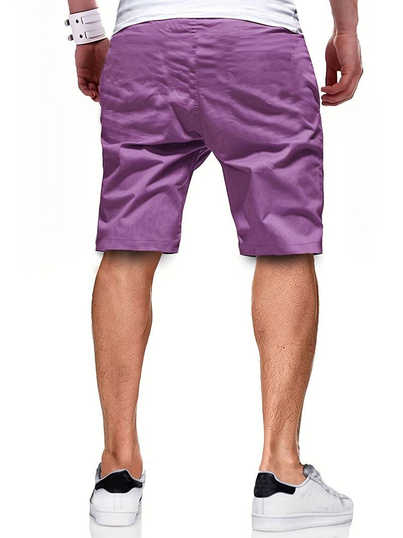 Heren comfortabele slim-fit short