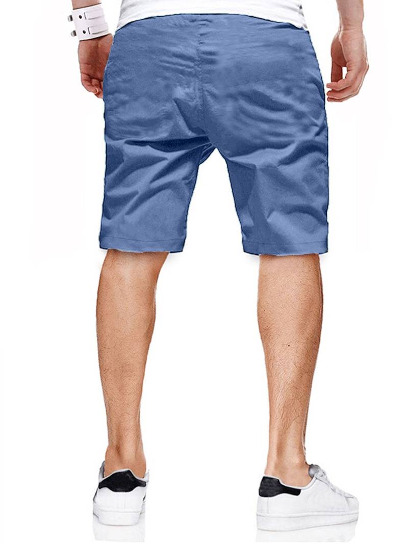 Heren comfortabele slim-fit short