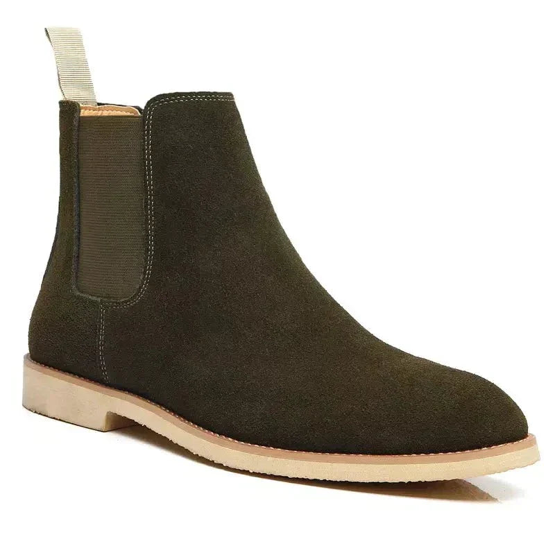 Heren suède chelsea boots