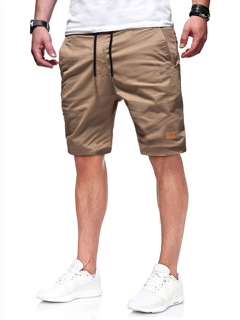 Heren comfortabele slim-fit short