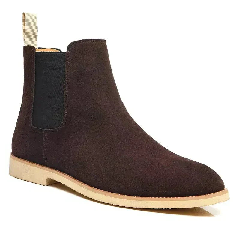 Heren suède chelsea boots