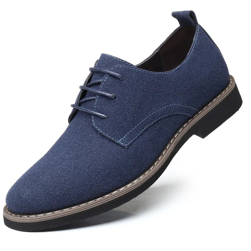 Heren suede veterschoenen