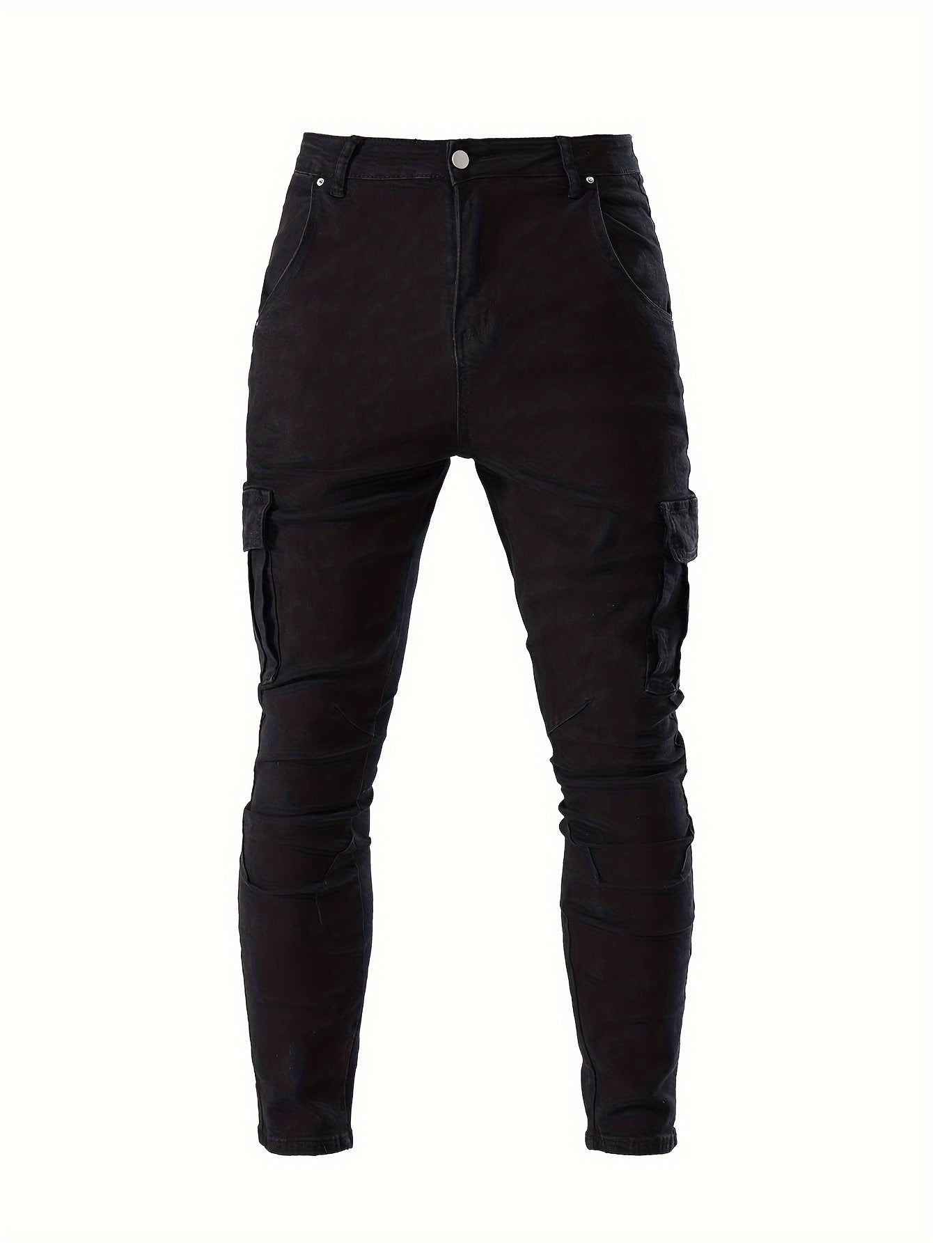 Heren cargo denim jeans met stretch