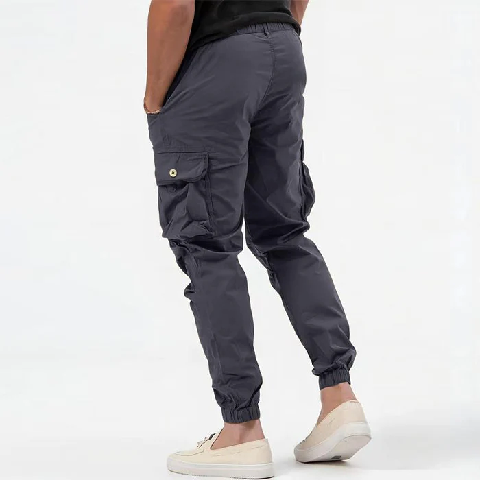 Heren woven cargo broek