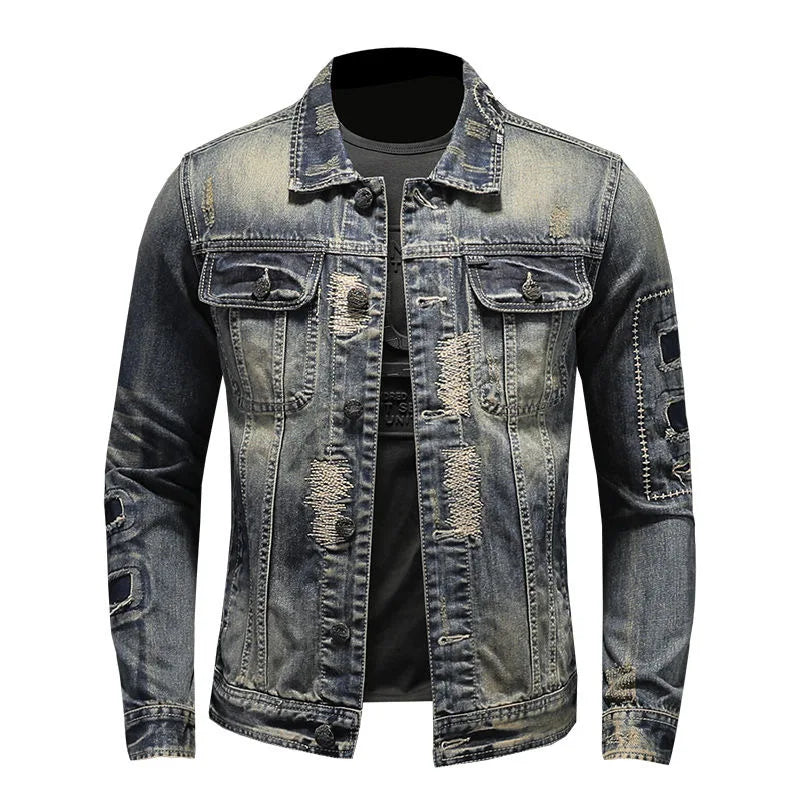 Heren denim jas