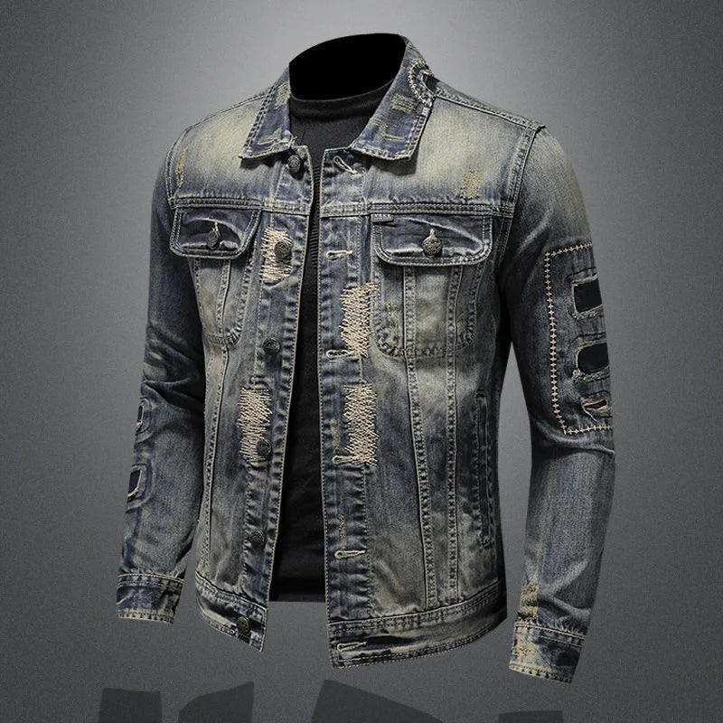 Heren denim jas