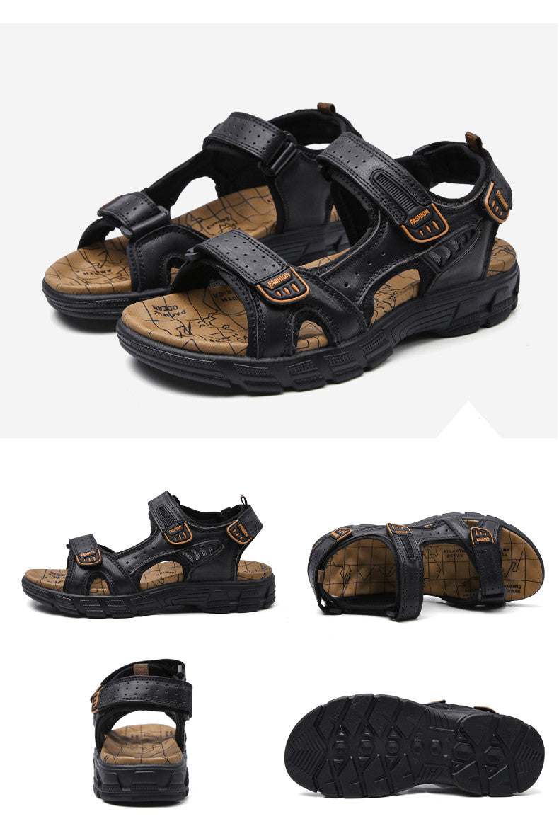 Heren comfortabele wandelsandalen met stevige zool