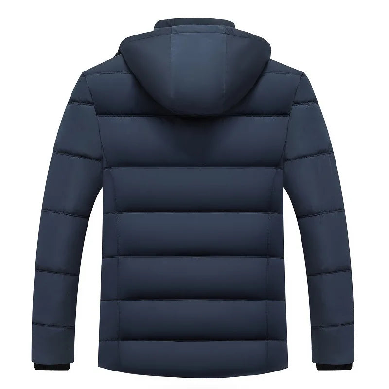 Waterdichte winterjas voor heren met fleece binnenvoering