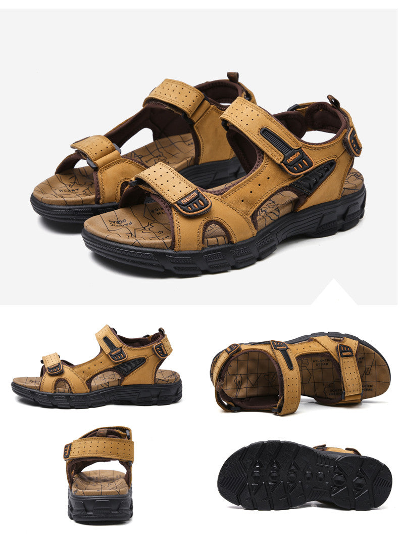 Heren comfortabele wandelsandalen met stevige zool