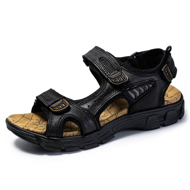 Heren comfortabele wandelsandalen met stevige zool