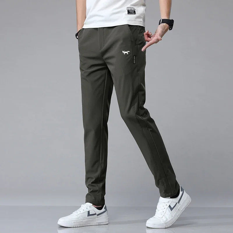 Heren slim-fit golf broek