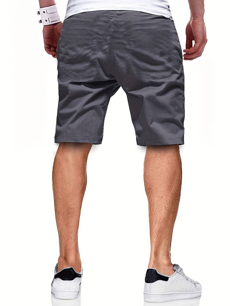 Heren comfortabele slim-fit short