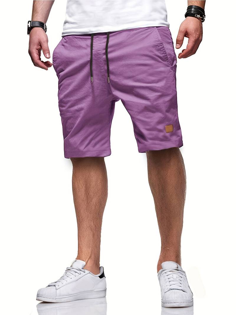 Heren comfortabele slim-fit short
