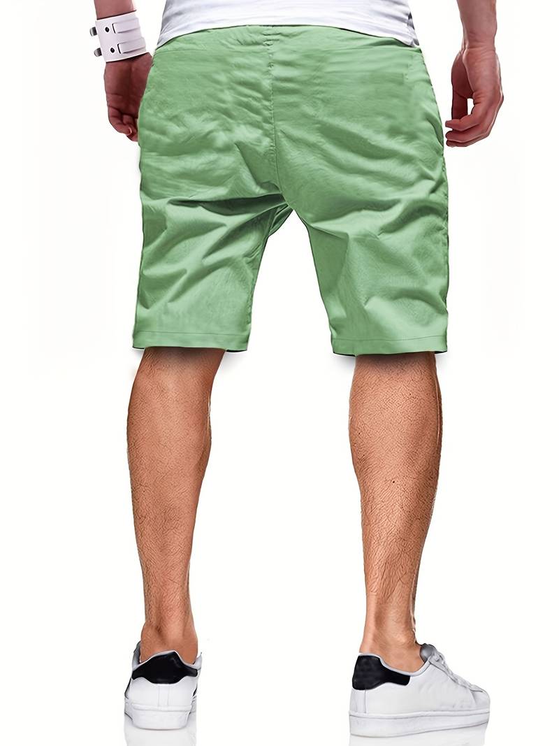 Heren comfortabele slim-fit short