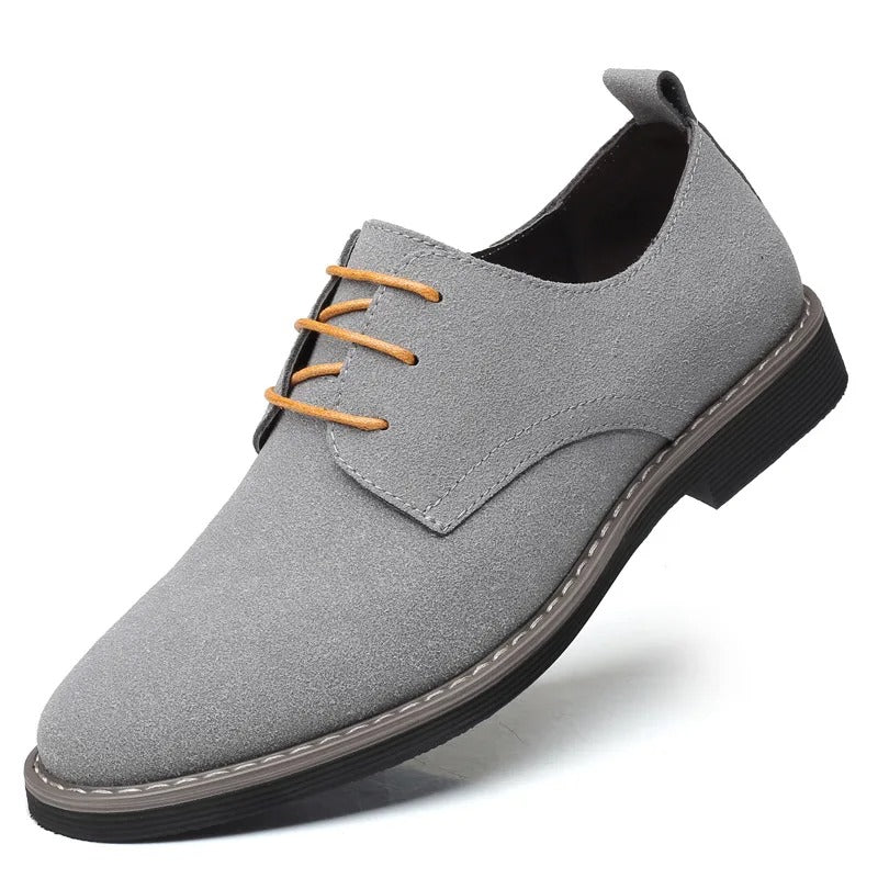 Heren suede veterschoenen