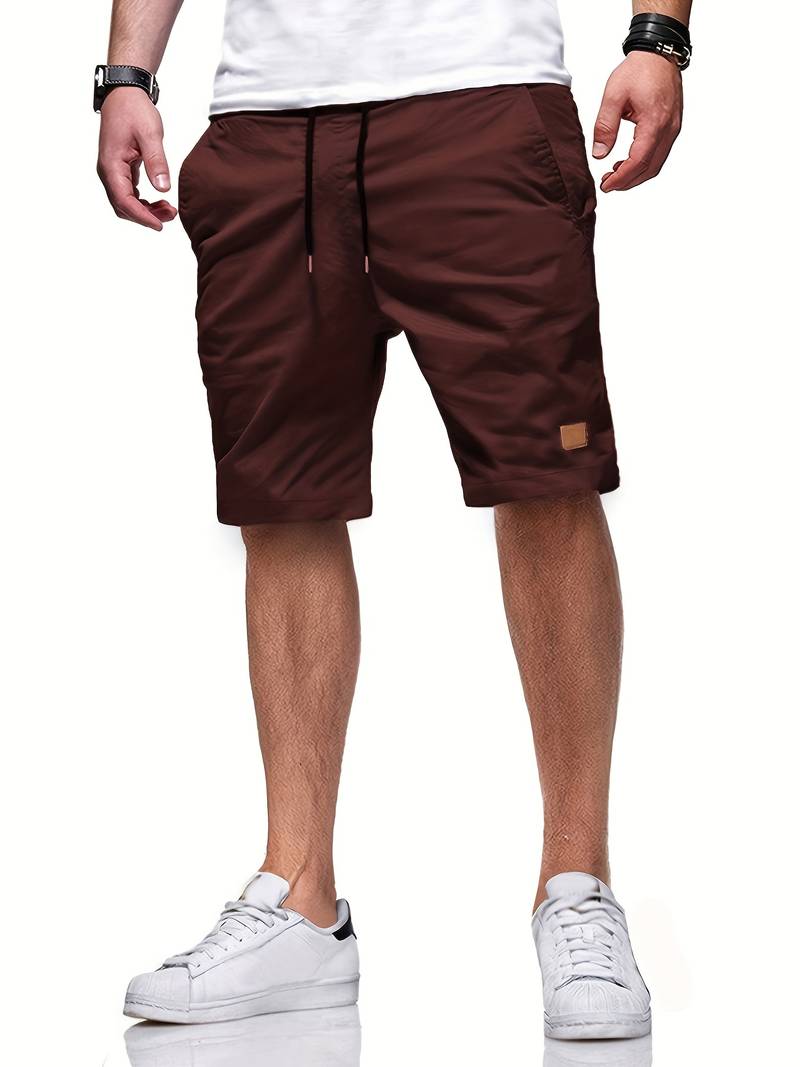 Heren comfortabele slim-fit short