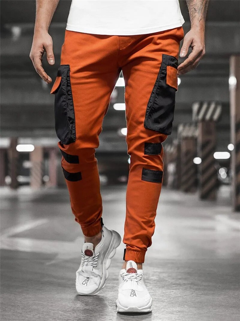 Heren cargo sport joggingsbroek