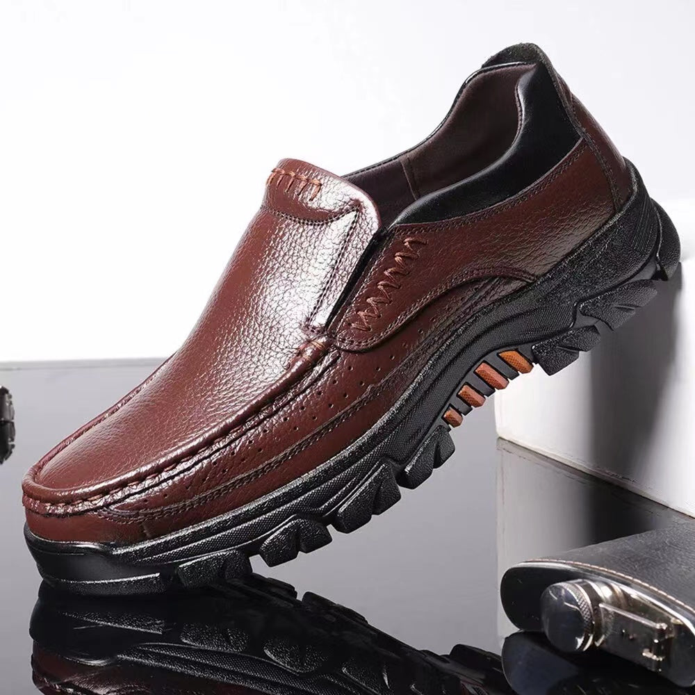 Heren leren oxford schoenen