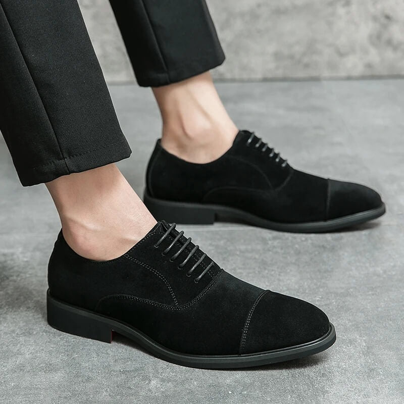 Klassieke suède oxfords voor heren